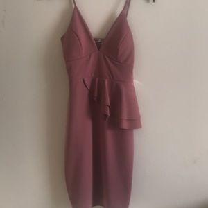 Mauve Party/Wedding Guest Dress